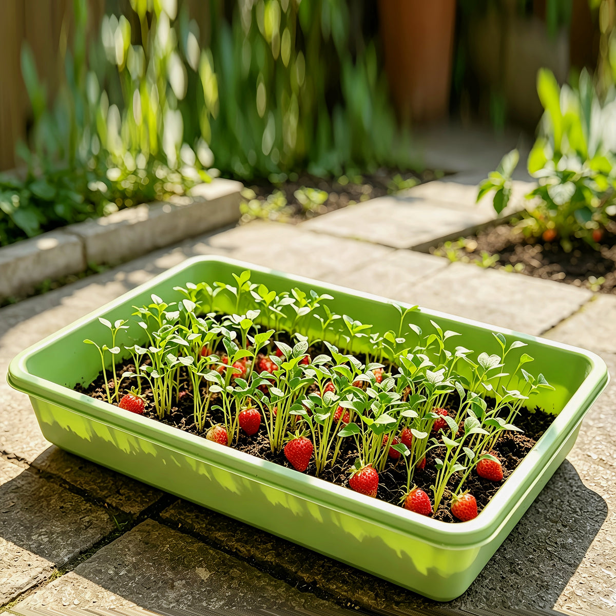 4-Pack Heavy Duty Seed Trays, 38.8cm × 24.5cm, No Drainage Holes