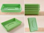 4-Pack Heavy Duty Seed Trays, 38.8cm × 24.5cm, No Drainage Holes