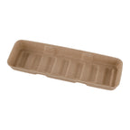 Biodegradable Plant 10cm Pot, Nursery Saucer Set (15 Pots with 5 Trays)