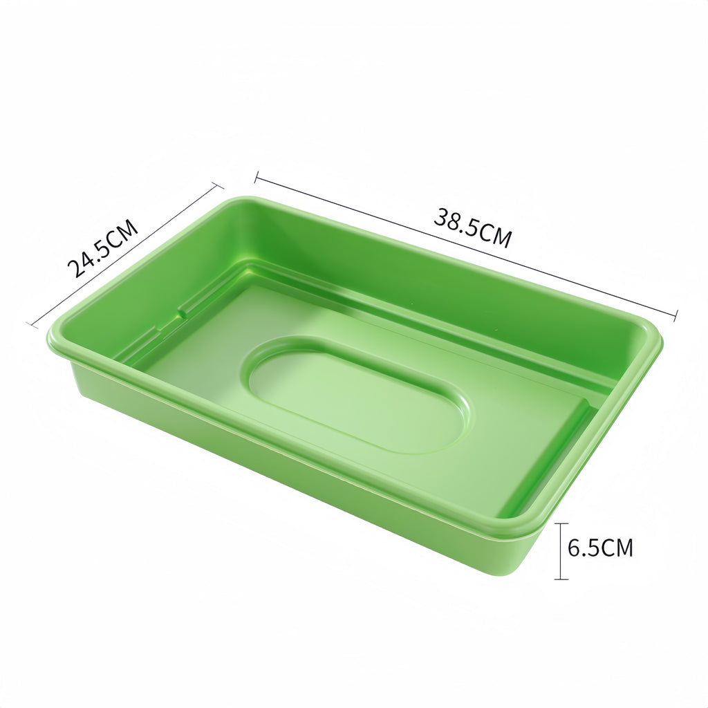 4-Pack Heavy Duty Seed Trays, 38.8cm × 24.5cm, No Drainage Holes