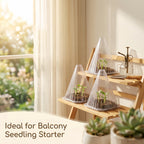 30-Pack Garden Cloches with 60 Stakes, Reusable Plant Protectors