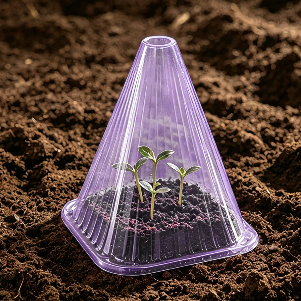 30-Pack Garden Cloches with 60 Stakes, Reusable Plant Protectors