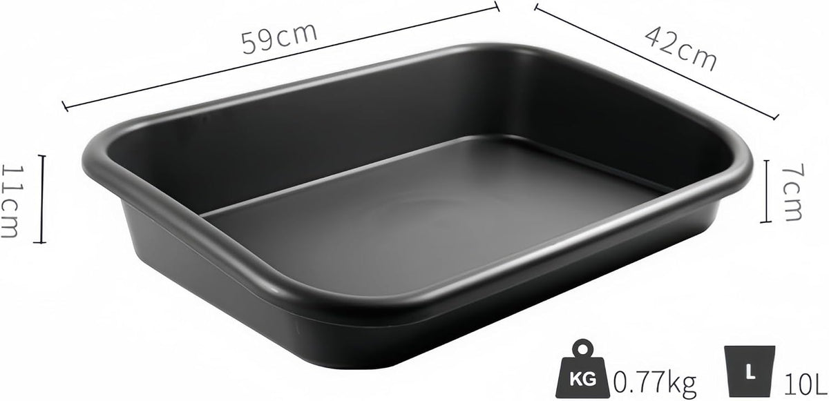 Heavy Duty Garden Potting Tray, Weatherproof, Multi-Purpose Grey (Large)