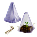 30-Pack Garden Cloches with 60 Stakes, Reusable Plant Protectors
