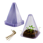 30-Pack Garden Cloches with 60 Stakes, Reusable Plant Protectors