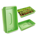 4-Pack Heavy Duty Seed Trays, 38.8cm × 24.5cm, No Drainage Holes