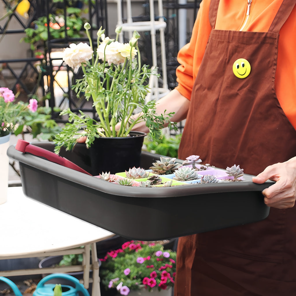 Heavy Duty Garden Potting Tray, Weatherproof, Multi-Purpose Grey (Large)