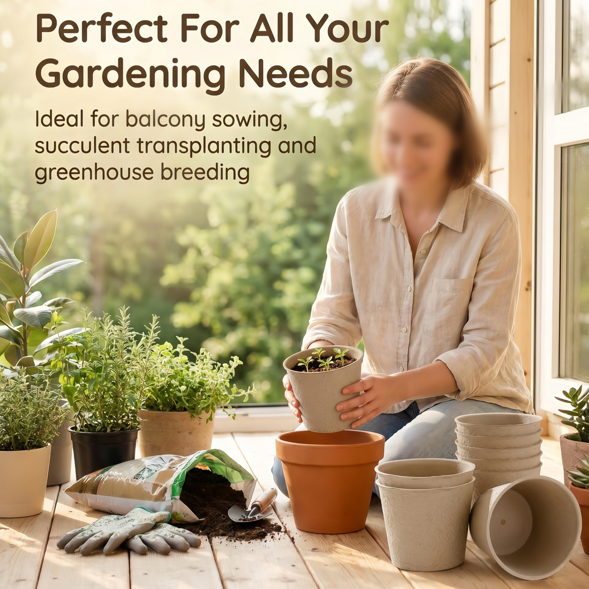 breaks down naturally in the soil